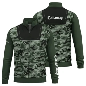 Callaway Brand Exclusive Logo All Over Print Quarter Zip Sweatshirt HOGOF280525A01CLW - Green