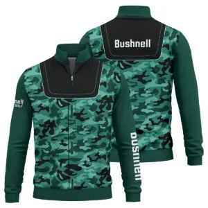 Bushnell Golf Brand Exclusive Logo All Over Print Quarter Zip Sweatshirt  HOGOF280525A01BUG - Teal Green
