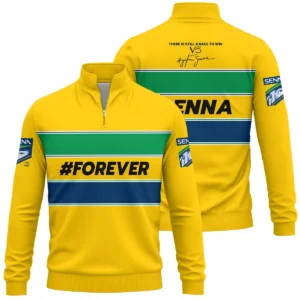 Forever Senna Formula One Exclusive Quarter-Zip Sweatshirt BLF1190525A1QZS