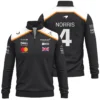 Lando Norris LN4 McLaren F1 Exclusive Quarter-Zip Sweatshirt BLF19625A2QZS