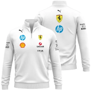 2025 Scuderia Ferrari F1 Special Edition Quarter-Zip Sweatshirt BLFRR4625A2QZS