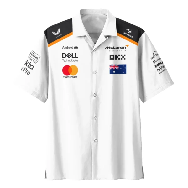 Oscar Piastri OP81 McLaren F1 Exclusive Hawaiian Shirt BLF19625A3HW - Image 2
