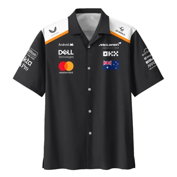 Oscar Piastri OP81 McLaren F1 Exclusive Hawaiian Shirt BLF19625A4HW - Image 2