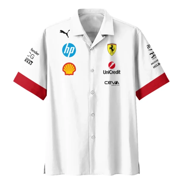 2025 Scuderia Ferrari F1 Special Edition Hawaiian Shirt BLFRR4625A2HW - Image 2