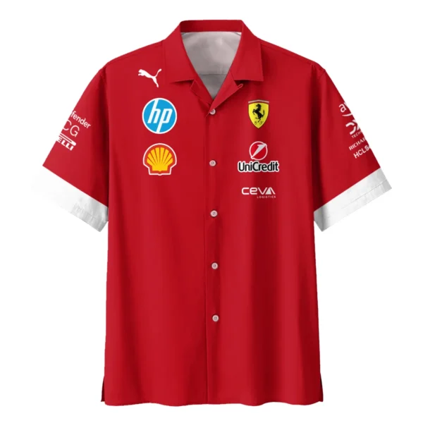 2025 Scuderia Ferrari F1 Special Edition Hawaiian Shirt BLFRR4625A3HW - Image 2