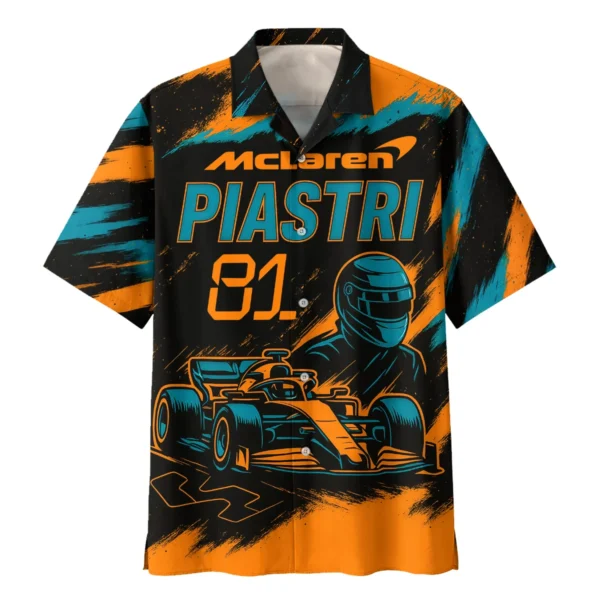 Piastri 81 McLaren F1 Exclusive Hawaiian Shirt BLMCL1625A1HW - Image 2