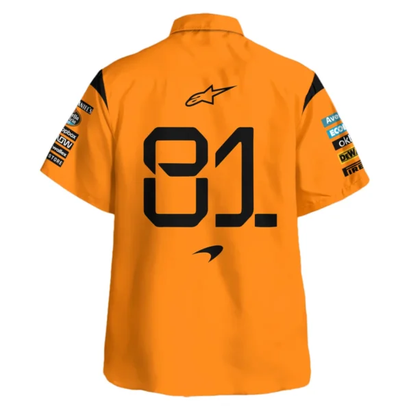 Oscar Piastri McLaren Formula One Exclusive Hawaiian Shirt BLF1180525A3HW - Image 3