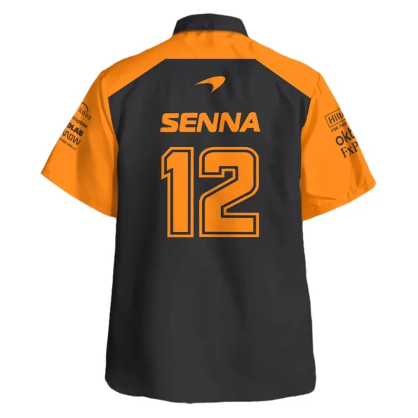 Ayrton Senna The Racing Legend McLaren F1 Exclusive Hawaiian Shirt BLF16625A1HW - Image 3