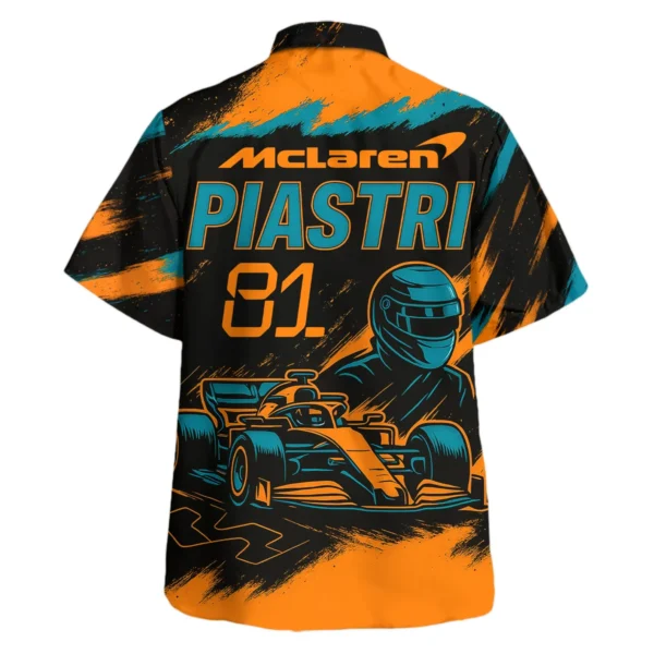 Piastri 81 McLaren F1 Exclusive Hawaiian Shirt BLMCL1625A1HW - Image 3