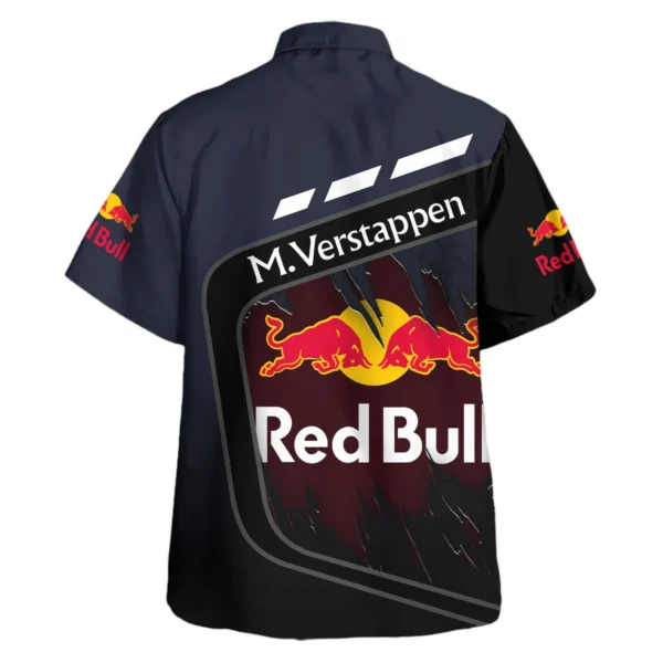 Max Verstappen Red Bull Racing F1 Exclusive Hawaiian Shirt BLRBR20525A3HW - Image 3