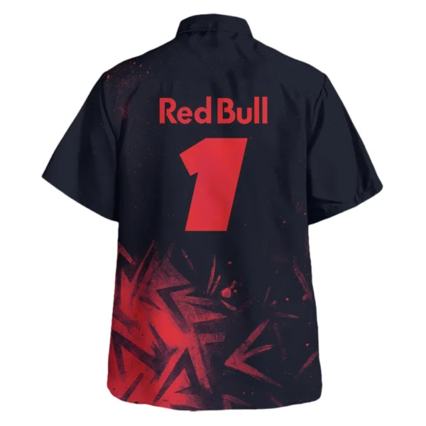 Max Verstappen Red Bull Racing F1 Exclusive Hawaiian Shirt BLRBR20525A4HW - Image 3