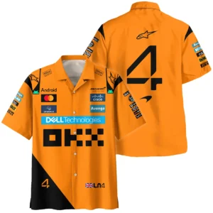 Lando Norris McLaren Formula One Exclusive Hawaiian Shirt BLF1180525A1HW