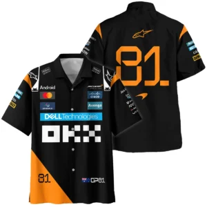 Oscar Piastri McLaren Formula One Exclusive Hawaiian Shirt BLF1180525A4HW