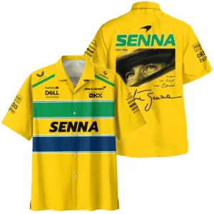Ayrton Senna McLaren Formula One Exclusive Hawaiian Shirt BLF1190525A2HW