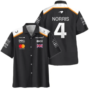 Lando Norris LN4 McLaren F1 Exclusive Hawaiian Shirt BLF19625A2HW