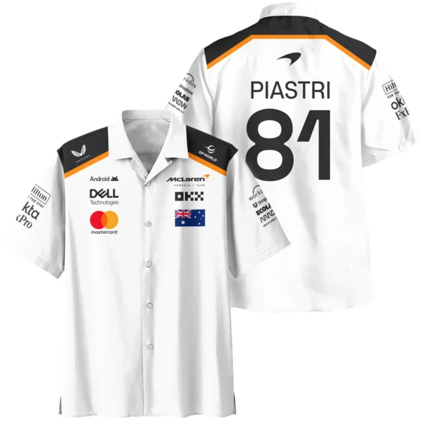 Oscar Piastri OP81 McLaren F1 Exclusive Hawaiian Shirt BLF19625A3HW