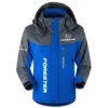 Forester Exclusive Logo Outdoor Plush Charging Suit Waterproof Windproof Jacket Detachable Hood BLC21525A1FST - Blue