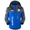 Racing Bulls F1 Team Exclusive Logo Outdoor Plush Charging Suit Waterproof Windproof Jacket Detachable Hood BLF130525A1RAC - Blue