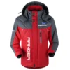 Ranger Exclusive Logo Outdoor Plush Charging Suit Waterproof Windproof Jacket Detachable Hood BLC21525A1RNG - Red