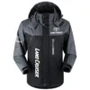 Land Cruiser Exclusive Logo Outdoor Plush Charging Suit Waterproof Windproof Jacket Detachable Hood BLC21525A1LCR - Black