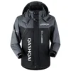Qashqai Exclusive Logo Outdoor Plush Charging Suit Waterproof Windproof Jacket Detachable Hood BLC21525A1QQI - Black