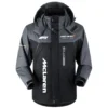 McLaren F1 Team Exclusive Logo Outdoor Plush Charging Suit Waterproof Windproof Jacket Detachable Hood BLF130525A1MCL - Black
