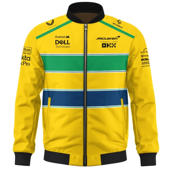Ayrton Senna The Racing Legend McLaren F1 Exclusive Bomber BLF13625A1BB - Image 2