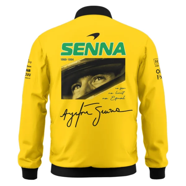 Ayrton Senna McLaren Formula One Exclusive Bomber BLF1190525A2BB - Image 3
