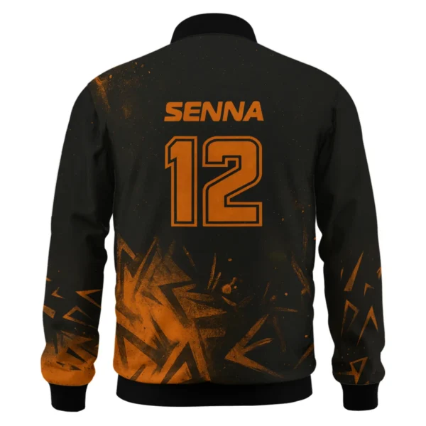 Ayrton Senna The Racing Legend McLaren F1 Exclusive Bomber BLF16625A3BB - Image 3