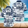 KTM Exclusive Logo Hawaian Shirt QTVA150425HWKTM - Navy Blue