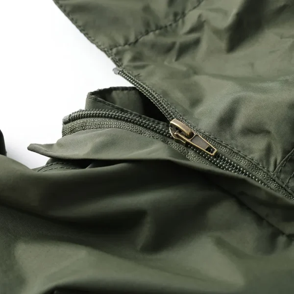 Bar Crusher Exclusive Logo Multi Pocket Jacket Fishing QTFS260525A1BCR - Army Green - Image 2