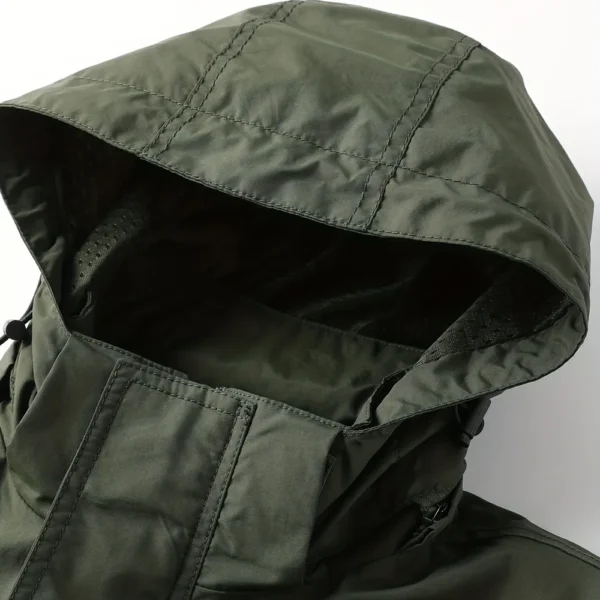 Bar Crusher Exclusive Logo Multi Pocket Jacket Fishing QTFS260525A1BCR - Army Green - Image 3