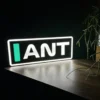 Kimi Antonelli Mercedes F1 Team Name Abbreviation Sign with LED Lighting F1 Racing Gift BLF1LEDA1ANT