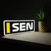 Ayrton Senna McLaren F1 Team Name Abbreviation Sign with LED Lighting F1 Racing Gift BLF1LEDA1SEN