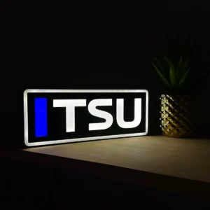Yuki Tsunoda Red Bull Racing F1 Team Name Abbreviation Sign with LED Lighting F1 Racing Gift BLF1LEDA1TSU
