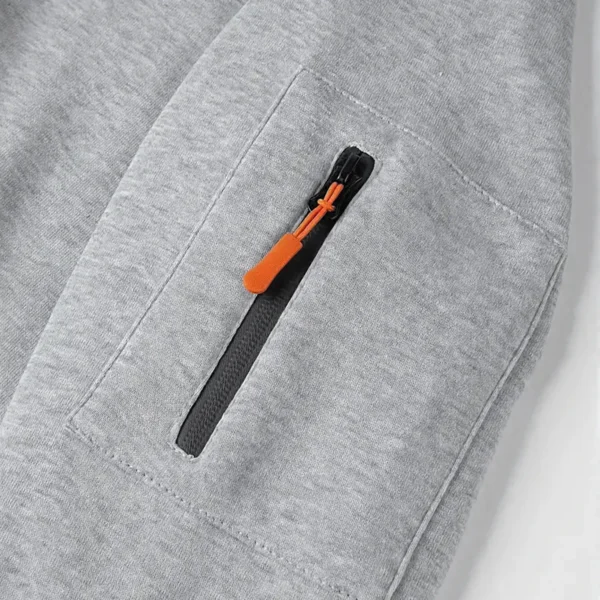 Wrangler Exclusive Logo Fashion Hoodie Half Zipper BLC22525A1WRL - Gray - Image 2