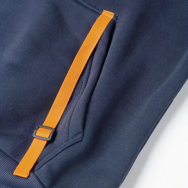 Volkswagen Exclusive Logo Fashion Hoodie Half Zipper BLC22525A1VWG - Navy - Image 2