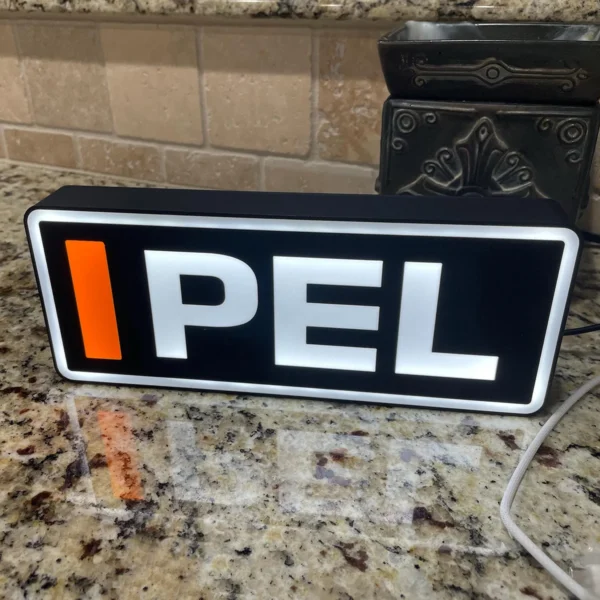 Personalised Formula 1 Name Abbreviation Sign with LED Lighting F1 Racing Gift - Image 5
