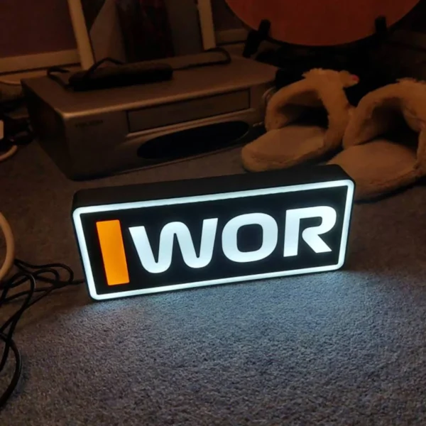 Personalised Formula 1 Name Abbreviation Sign with LED Lighting F1 Racing Gift - Image 7
