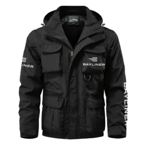 Bayliner Exclusive Logo Multi Pocket Jacket Fishing QTFS260525A1BYL - Black