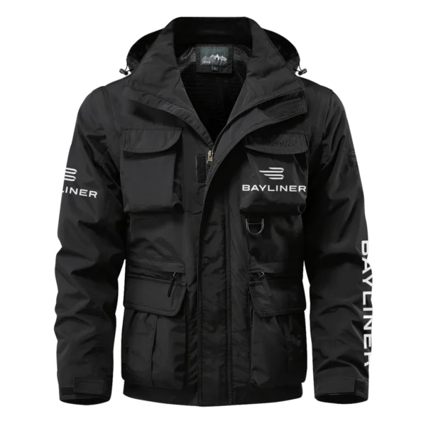 Bayliner Exclusive Logo Multi Pocket Jacket Fishing QTFS260525A1BYL - Black