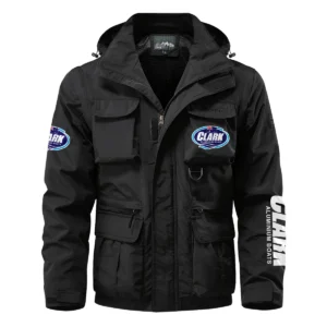 Clark Aluminium Boats Exclusive Logo Multi Pocket Jacket Fishing QTFS260525A1CAB - Black