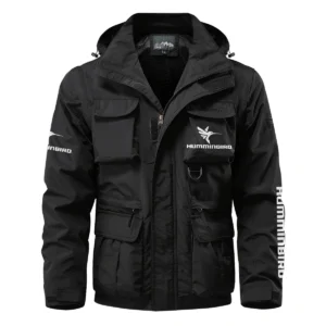 Humminbird Exclusive Logo Multi Pocket Jacket Fishing QTFS260525A1HUM - Black