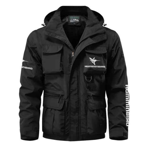 Humminbird Exclusive Logo Multi Pocket Jacket Fishing QTFS260525A1HUM - Black