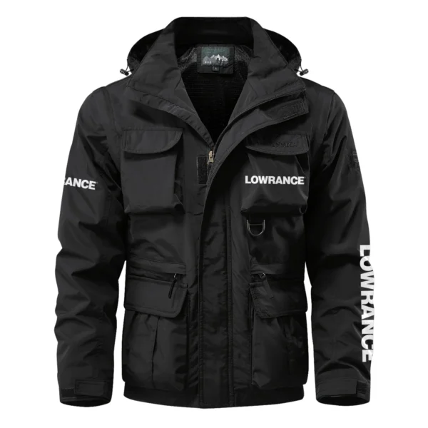 Lowrance Exclusive Logo Multi Pocket Jacket Fishing QTFS260525A1LOW - Black