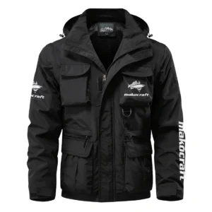 Makocraft Boats Exclusive Logo Multi Pocket Jacket Fishing QTFS260525A1MAB - Black