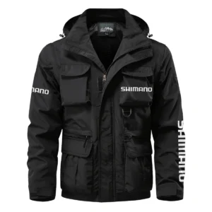 Shimano Exclusive Logo Multi Pocket Jacket Fishing QTFS260525A1SHI - Black
