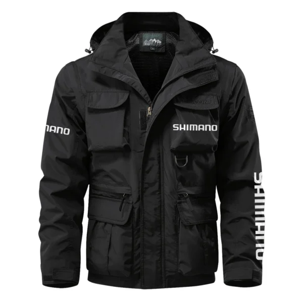 Shimano Exclusive Logo Multi Pocket Jacket Fishing QTFS260525A1SHI - Black