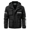 Yellowfin Plate Exclusive Logo Multi Pocket Jacket Fishing QTFS260525A1YPB - Black