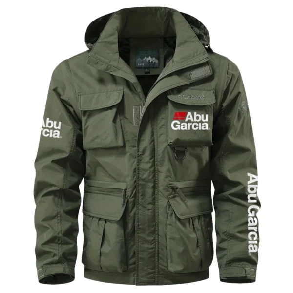 Abu Garcia Exclusive Logo Multi Pocket Jacket Fishing QTFS260525A1AG - Army Green